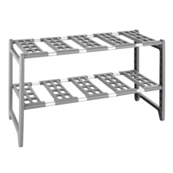 Unterschrankregal 'Flexi' silber matt 44-82 x 39 x 28 cm