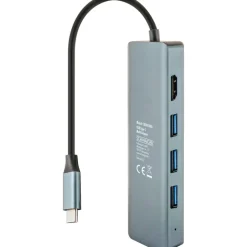 USB 3.0 HUB schwarz 4-fach