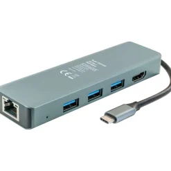 USB 3.0 HUB schwarz 4-fach