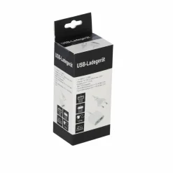 USB-Ladegerät weiß mit 2 USB-Ports