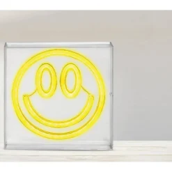 USB-Tischleuchte 'Smiley' Kunststoff 18 x 18 cm