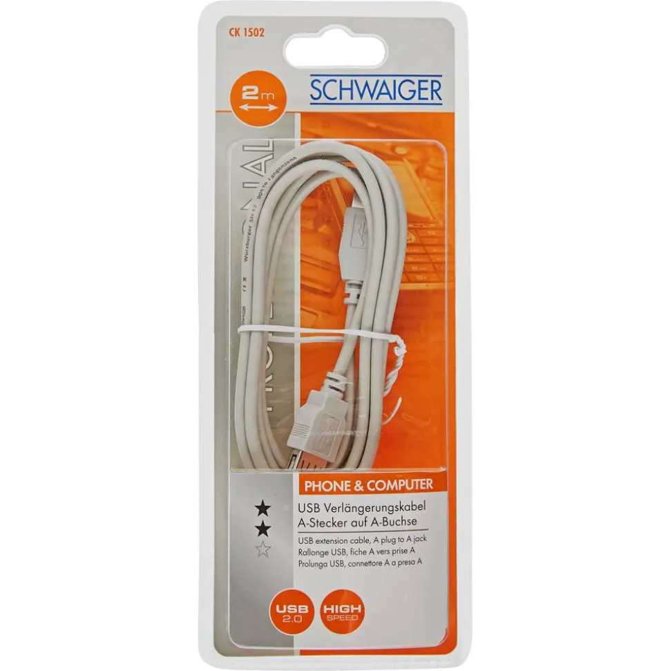 USB-Verlängerungskabel "Phone & Computer" Professional 2 m