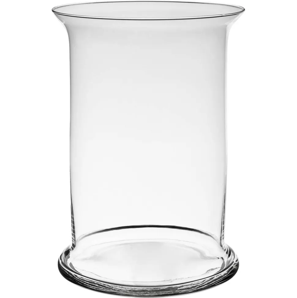Vase „Romi“ Glas transparent Ø 18 x 27 cm