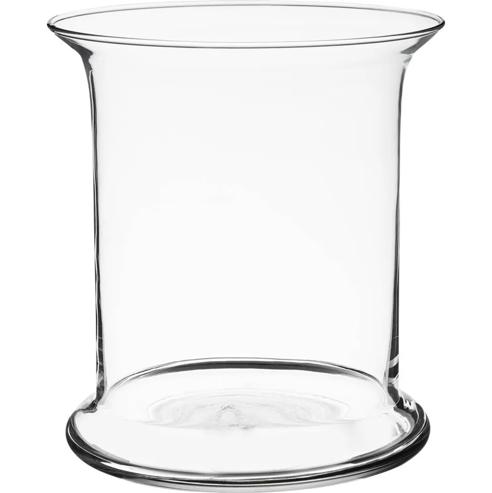 Vase „Romi“ Glas transparent Ø 18 x 20 cm
