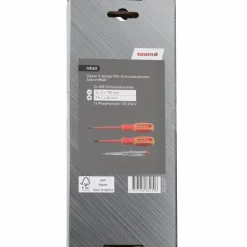 VDE-Schraubendreher-Satz inklusive Phasenprüfer 125-250 V, 3-teilig