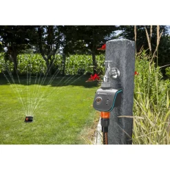 Versenk-Viereckregner 'OS 140' schwarz 2-140 m²