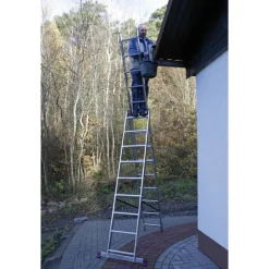 Vielzweckleiter 'Corda' 3 x 7 Sprossen
