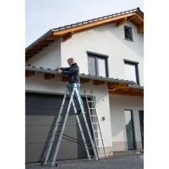 Vielzweckleiter 'Corda' 3 x 9 Sprossen