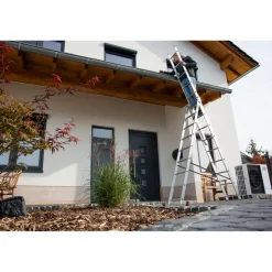 Vielzweckleiter 'Corda' 3 x 9 Sprossen
