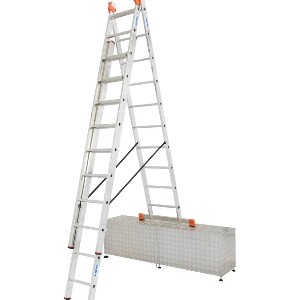 Vielzweckleiter mit Treppenfunktion 'Tribilo' 3 x 10 Sprossen