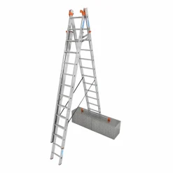 Vielzweckleiter mit Treppenfunktion 'Tribilo' 3 x 12 Sprossen
