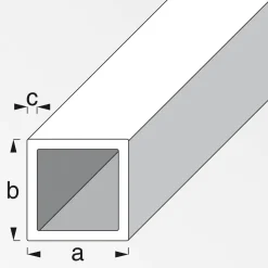Vierkantrohr 20 x 20 x 1,5 mm