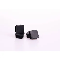 Vierkantstopfen 35 x 35 mm schwarz 4 Stück
