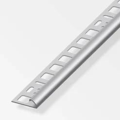 Viertelkreis-Profil Edelstahl silber 1000 x 21 mm