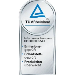 Vinylboden 'Greenvinyl' Eiche grau 4 mm