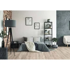 Vinylboden 'Greenvinyl' Eiche grau 4 mm