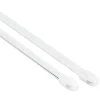 Vitragestangen weiß 100 - 160 cm 2 Stück