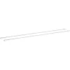 Vitragestangen weiß Ø 1,1 x 50 - 80 cm 2 Stück