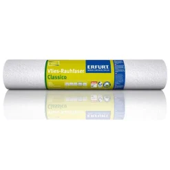 Vlies-Rauhfasertapete 'Classico' weiß 0,53 x 15 m
