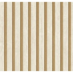 Vliestapete '50 Jahre A.S.' Holzpaneel beige 0,53 x 10,05 m