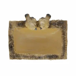 Vogelbad 17 cm braun