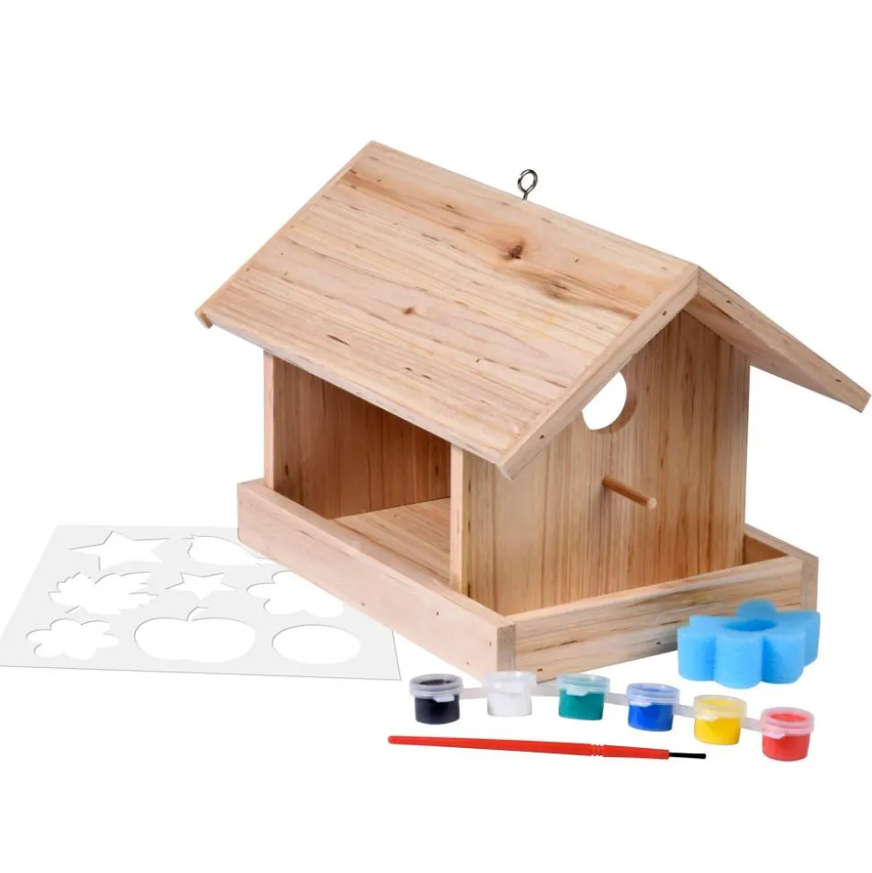 Vogelfutterhaus 19,5 x 19,5 x 26,5 cm