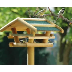 Vogelfutterhaus mit Ständer 46 x 103 x 46 cm