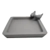 Vogeltränke Zement grau 30 x 30 x 4 cm