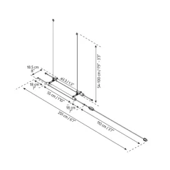 Vollspektrum LED-Wachstumslicht für Gewächshaus 20 W, 61 cm