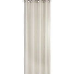 Vorhang 'Lino' Ösenschal beige 255 x 140 cm