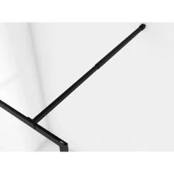 Walk In Duschkabine schwarz 120 x 200 cm