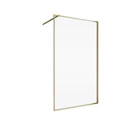 Walk-In-Duschwand 'Trend 2.0' Goldoptik 120 x 200 cm
