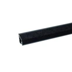 Wandanschlußprofil 'Mocca 37978' anthrazit 3000 x 16 x 28 mm