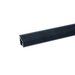 Wandanschlußprofil 'Oxid 34321' anthrazit 600 x 16 x 28 mm