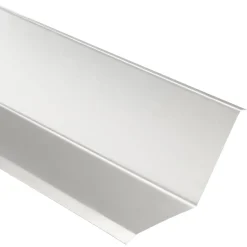 Wandanschlussblech aluminiumfarben 200 cm