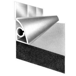 Wandanschlussprofil 600 x 25 x 35 mm