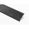 Wandanschlussprofil 'Marmor Astrato' anthrazit 60 x 3,8 cm