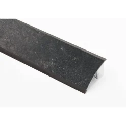 Wandanschlussprofil 'Marmor Astrato' anthrazit 60 x 3,8 cm