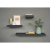 Wandboard 'Bigboard' schwarz 57 x 25 x 5 cm