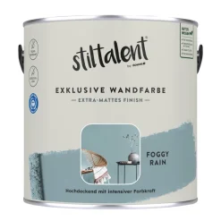 Wandfarbe 'foggy rain' matt 2,5 l