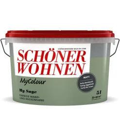 Wandfarbe my colour 'my sage' grün matt 5 l