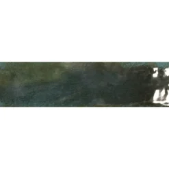 Wandfliese 'Brunei' blau glänzend 6,5 x 25 cm