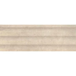Wandfliese 'Pompeya Leeds' Steingut taupe 30 x 90 cm