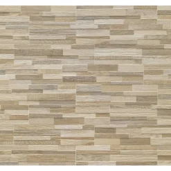 Wandfliese 'Wallart' Feinsteinzeug sand 15 x 61 cm