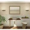 Wandfliese 'White' Steingut weiß glänzend 30 x 90 cm