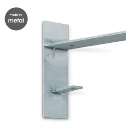 Wandhaken 'Home Sweet Home' Winkel 31 x 5 x 15 cm metallfarben