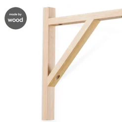 Wandhaken 'Home Sweet Home' Winkel 31 x 5 x 15 cm Holz