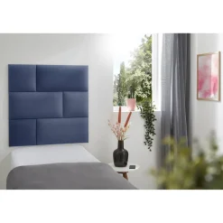 Wandkissen 'Inari' blau 30 x 30 cm
