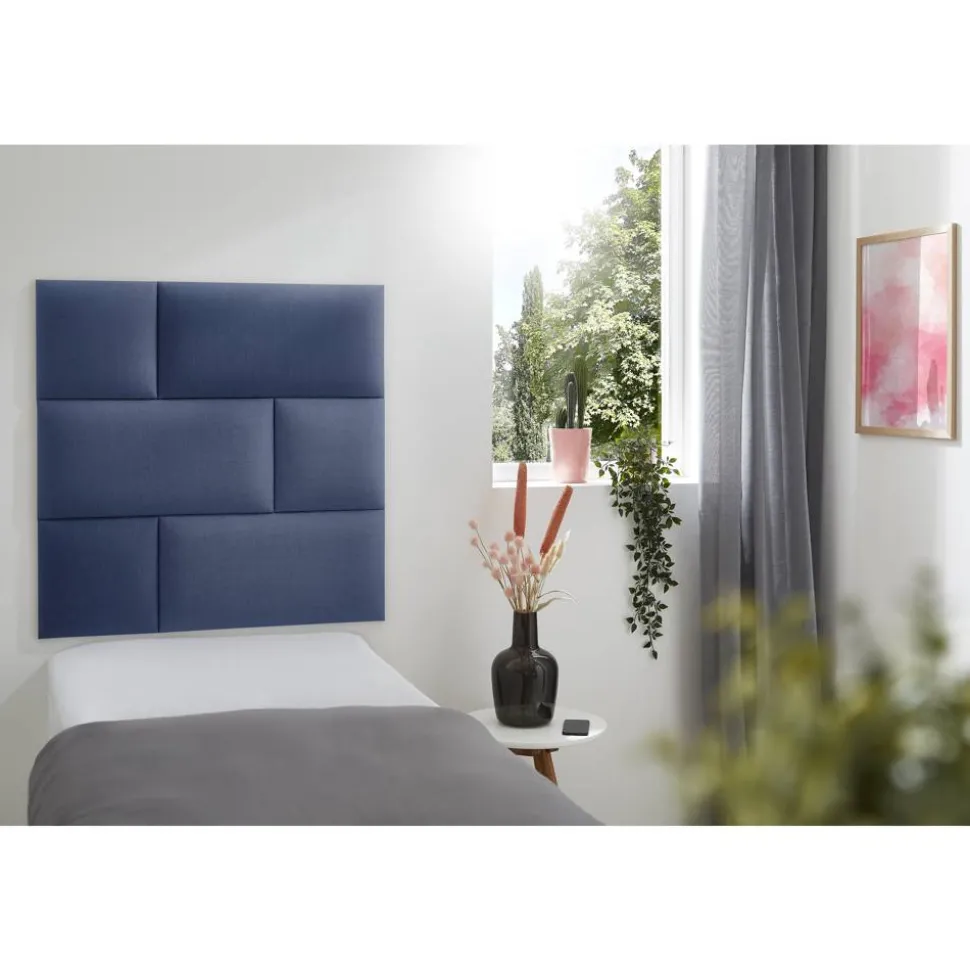 Wandkissen 'Inari' blau 30 x 30 cm