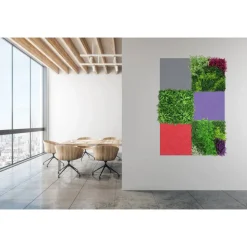 Wandpaneel 'Modular Wall PET 11200A' rot 52 x 52 cm
